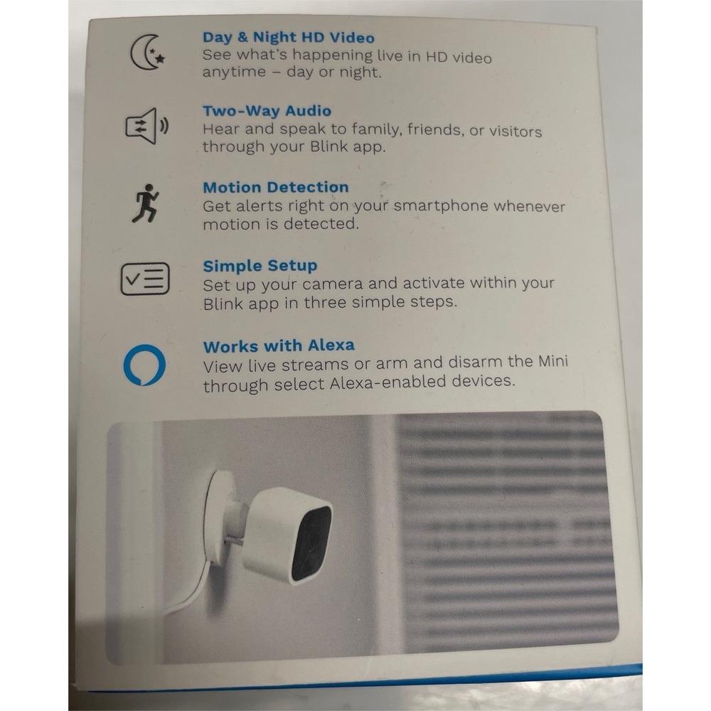 Blink Mini‎ Indoor Plug-In HD Smart Security Camera - Picture 3 of 4